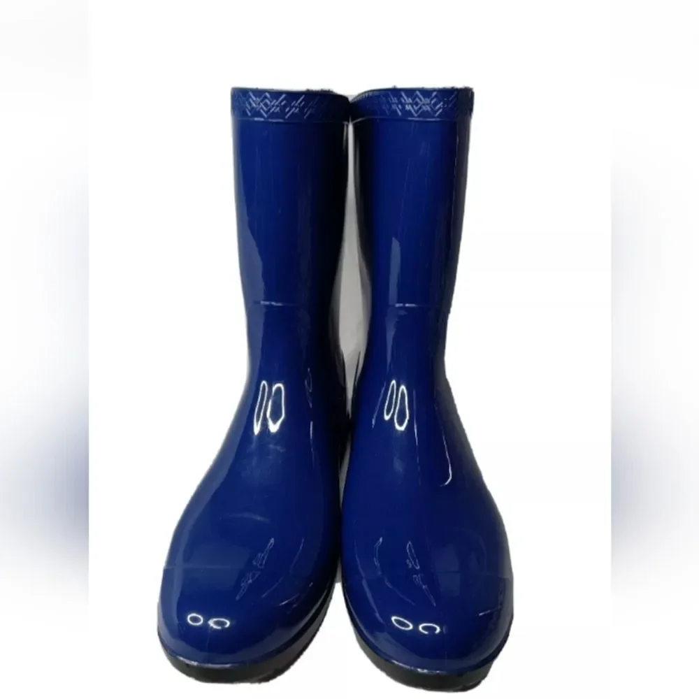 UGG  Rain Boots Women's Size 11 Blue Made In The USA